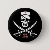 Nurse Rackam Ronde Button 5,7 Cm (Voorkant)