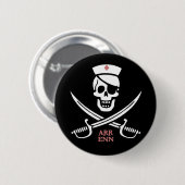 Nurse Rackam Ronde Button 5,7 Cm (Voorkant /achterkant)