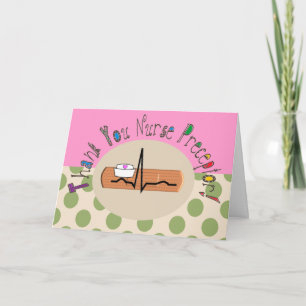 Nurse receptor Thank You Card III Bedankkaart
