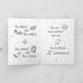 Nurse Retirement Humor Funny Hand Drawn Kaart (Binnen)