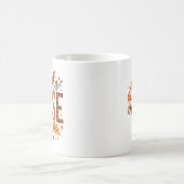 Nurse Retro Bubble Letters gepersonaliseerd Koffiemok (Center)