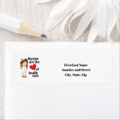 Nurse Return Address Labels voor zorgverleners (Insitu)