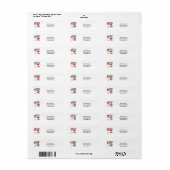 Nurse Return Address Labels voor zorgverleners (Full Sheet)