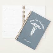 Nurse RN Blue White Medical Caduceus Persoonlijk Planner (Display)
