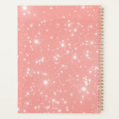 Nurse RN Caduceus Blush Pink Gepersonaliseerde naa Planner (Achterkant)