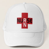 NURSE RN RED-PET TRUCKER PET (Voorkant)