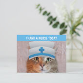Nurse Rupie Gratitude Briefkaart (Staand voorkant)