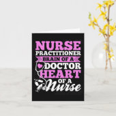 Nurse S Nurse Practitioner Black Small Clic Fit CR Kaart (Gele Bloem)