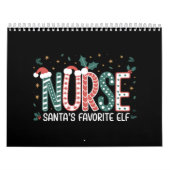 Nurse Santa's Favoriete Elf Kerst Inspirerend Kalender (Hoes)