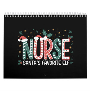 Nurse Santa's Favoriete Elf Kerst Inspirerend Kalender