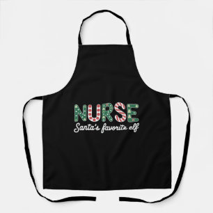Nurse Santa's Favoriete Elf Leven Verpleegster Dag Schort