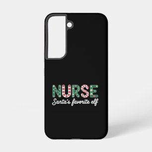 Nurse Santa's favoriete Elf Life Nurse Day-geschen Samsung Galaxy Hoesje