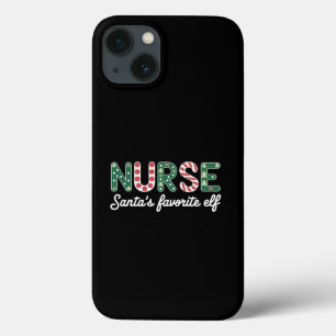 Nurse Santa's favoriete Elf Life verpleegster dag  Case-Mate iPhone Case
