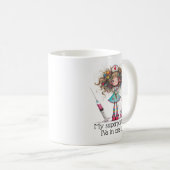Nurse sayings- My superpower Mug Koffiemok (Voorkant rechts)