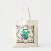NURSE - SCRUBS LIFE - Funny Quote Personated Tote Bag (Voorkant)