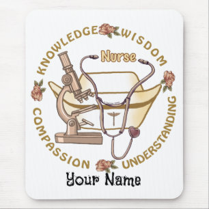 Nurse Sepia Collage Muismat