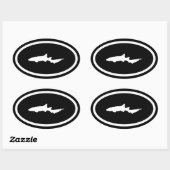 Nurse Shark Ovale Sticker (Vel)