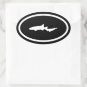 Nurse Shark Ovale Sticker (Tas)