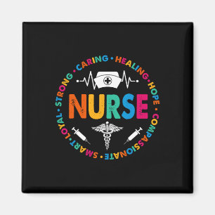 Nurse Shirt Funny Nursing Nurse RN LPN NP Magneet