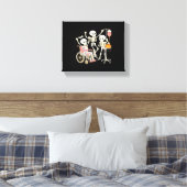 Nurse Skeleton Funny Halloween Healthcare Essentia Canvas Afdruk (Insitu (Slaapkamer))