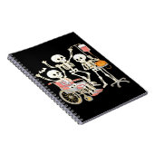 Nurse Skeleton Funny Halloween Healthcare Essentia Notitieboek (Rechterzijde)