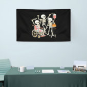 Nurse Skeleton Funny Halloween Healthcare Essentia Spandoek (Beurs)