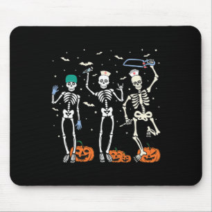 Nurse Skeleton Halloween Healthcare 1 Muismat