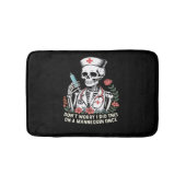 Nurse Skeleton Joke Humor Halloween Essential T-SH Badmat (Voorkant)