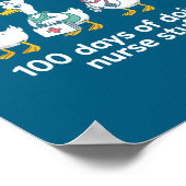 Nurse Skeleton New Year Crew 2026 Funny Er Icu Par Poster (Hoek)