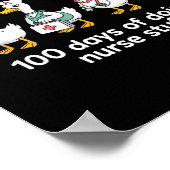 Nurse Skeleton New Year Crew 2026 Funny Er Icu Par Poster (Hoek)