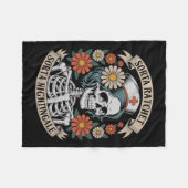 Nurse Sorta Ratchet Sorta Nightingale Skeleton Hal Fleece Deken (Voorkant (Horizontaal))