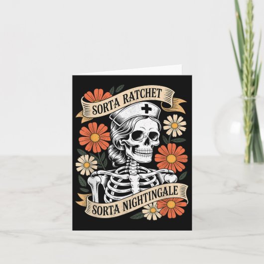 Nurse Sorta Ratchet Sorta Nightingale Skeleton Hal Kaart (Voorkant)