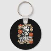 Nurse Sorta Ratchet Sorta Nightingale Skeleton Hal Sleutelhanger (Voorkant)