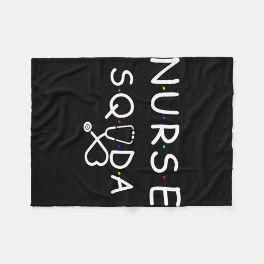 Nurse Squad Fleece Deken (Voorkant (Horizontaal))