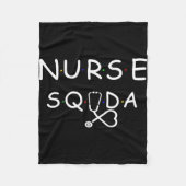 Nurse Squad Fleece Deken (Voorkant)