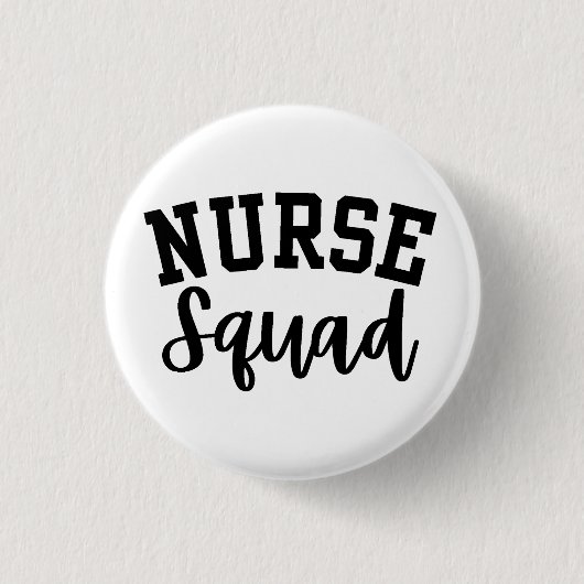 Nurse Squad Ronde Button 3,2 Cm (Voorkant)