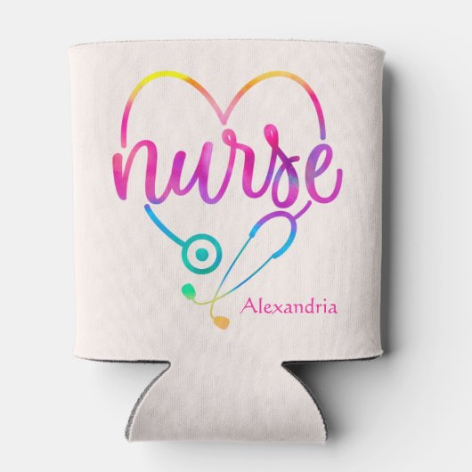 Nurse Stethoscoop Blikjeskoeler (Achterkant)