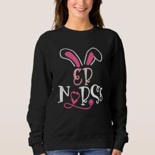 Nurse Stethoscoop Bunny Ears Happy Emergency Ro Trui