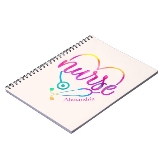 Nurse Stethoscoop Notitieboek (Linkerzijde)