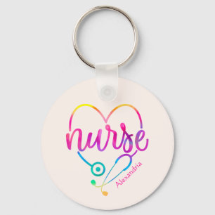 Nurse Stethoscoop Sleutelhanger