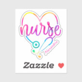 Nurse Stethoscoop Sticker (Vel)