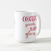 Nurse Stethoscope Heart Red Coffee Fun Koffiemok (Voorkant rechts)