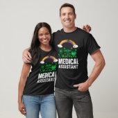 Nurse Stethoscope Rainbow Medical Assistant Saint  T-shirt (Unisex)