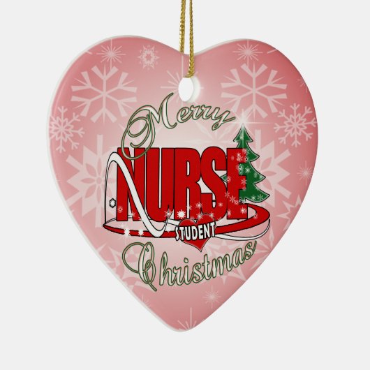NURSE STUDENT CHRISTMAS KERAMISCH ORNAMENT (Rechts)