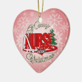 NURSE STUDENT CHRISTMAS KERAMISCH ORNAMENT (Links)