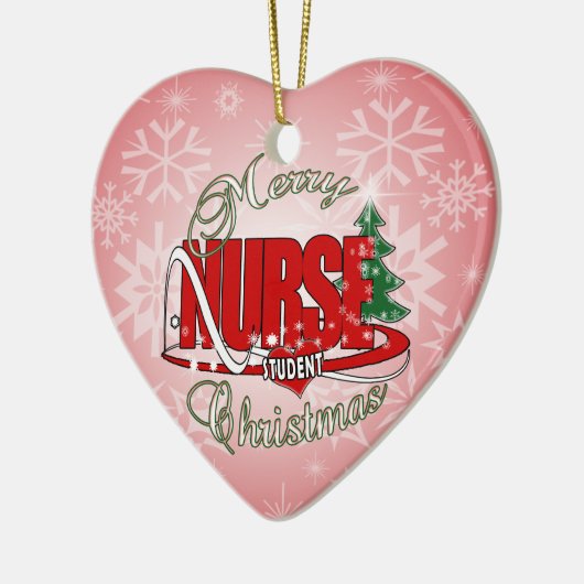 NURSE STUDENT CHRISTMAS KERAMISCH ORNAMENT (Links)