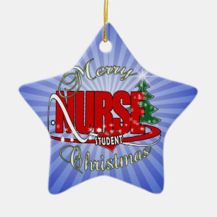NURSE STUDENT CHRISTMAS KERAMISCH ORNAMENT