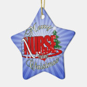 NURSE STUDENT CHRISTMAS KERAMISCH ORNAMENT (Links)