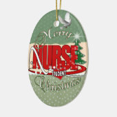 NURSE STUDENT CHRISTMAS KERAMISCH ORNAMENT (Links)