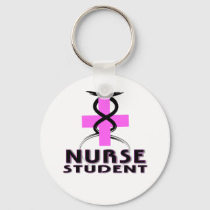 NURSE STUDENT PINK SLEUTELHANGER